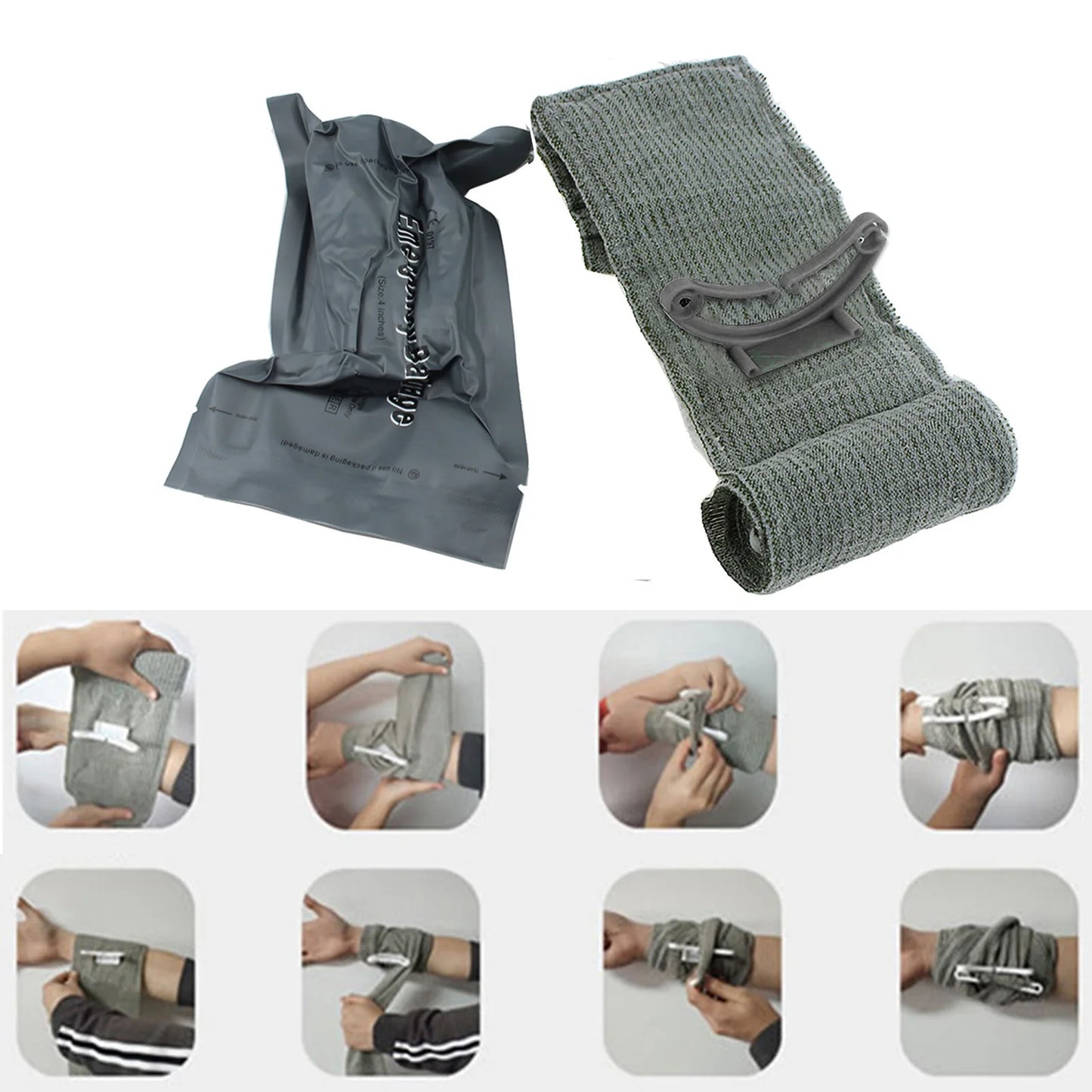 RZAHUAHU First Aid Tourniquet Hemostatic Bandage for Outdoors