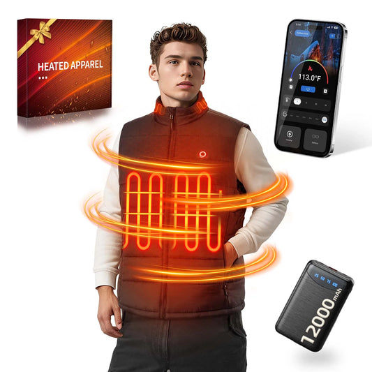 NONECN Heated Vest With App Control For Men Women Thermal Warmer