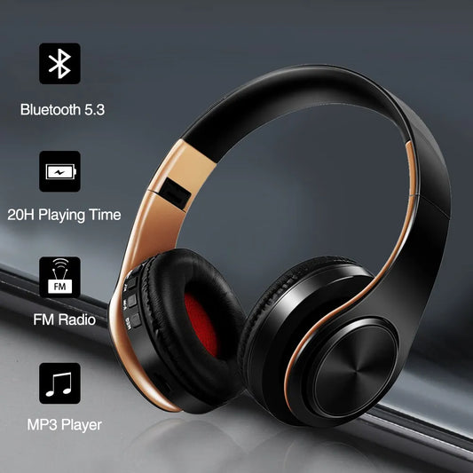 CATASSU Bluetooth Earphones Hifi Stereo Headset with Mic