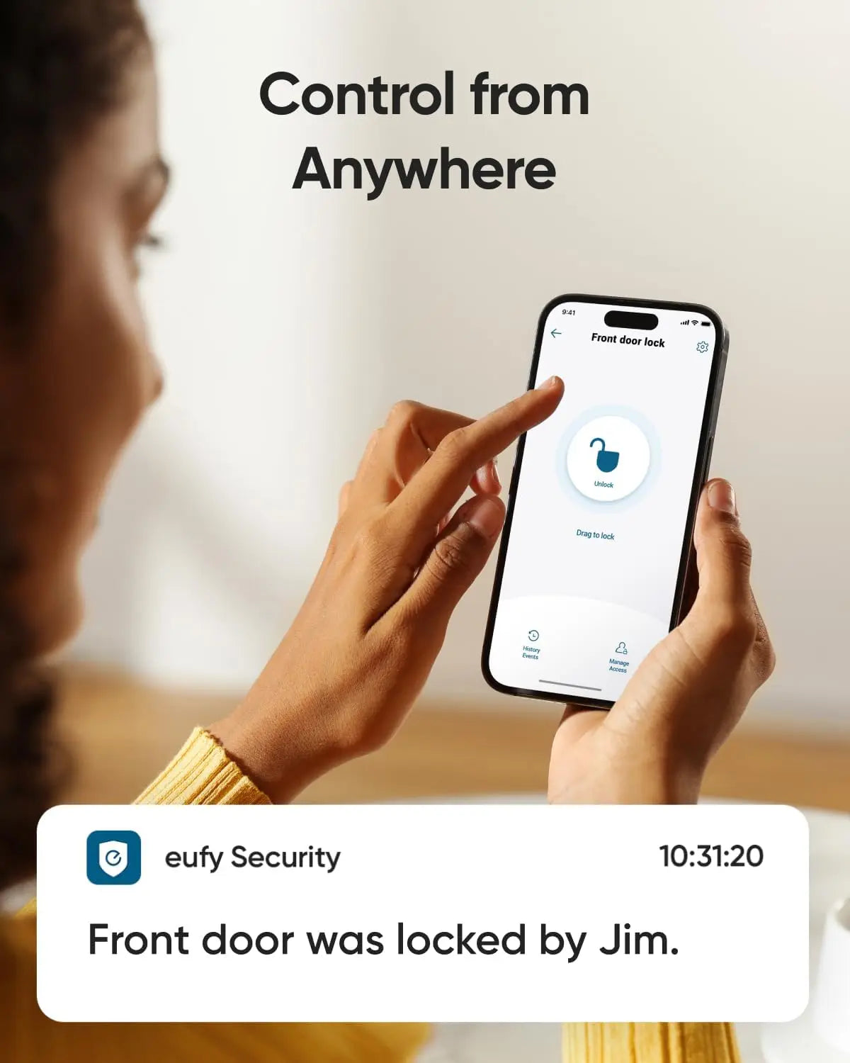 Smart Lock C220 Fingerprint WiFi App Control IP53 Waterproof