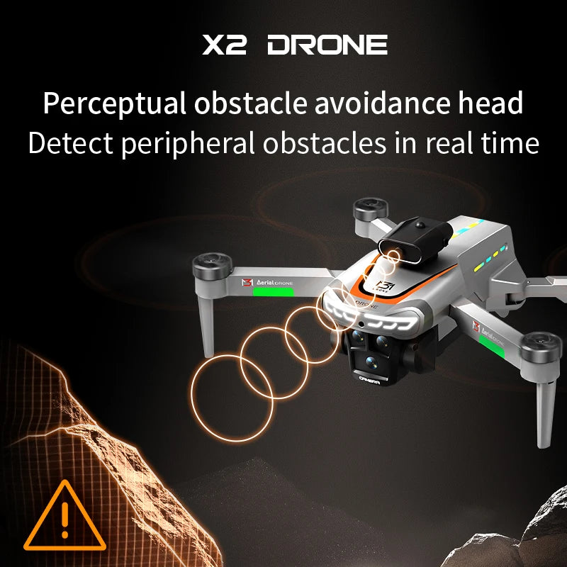 X2 Promax Foldable Drone With 2.8 Inch Screen And Dual HD Cameras