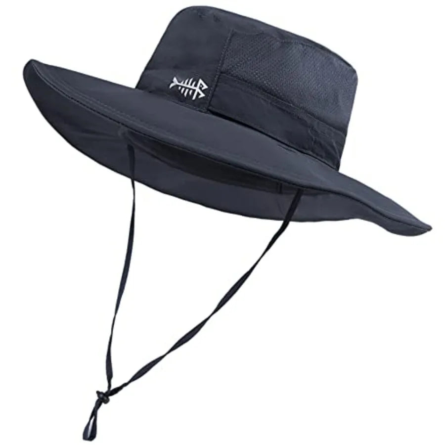 UPF 50 Plus Fishing Hat Water Resistant Detachable Neck Flap
