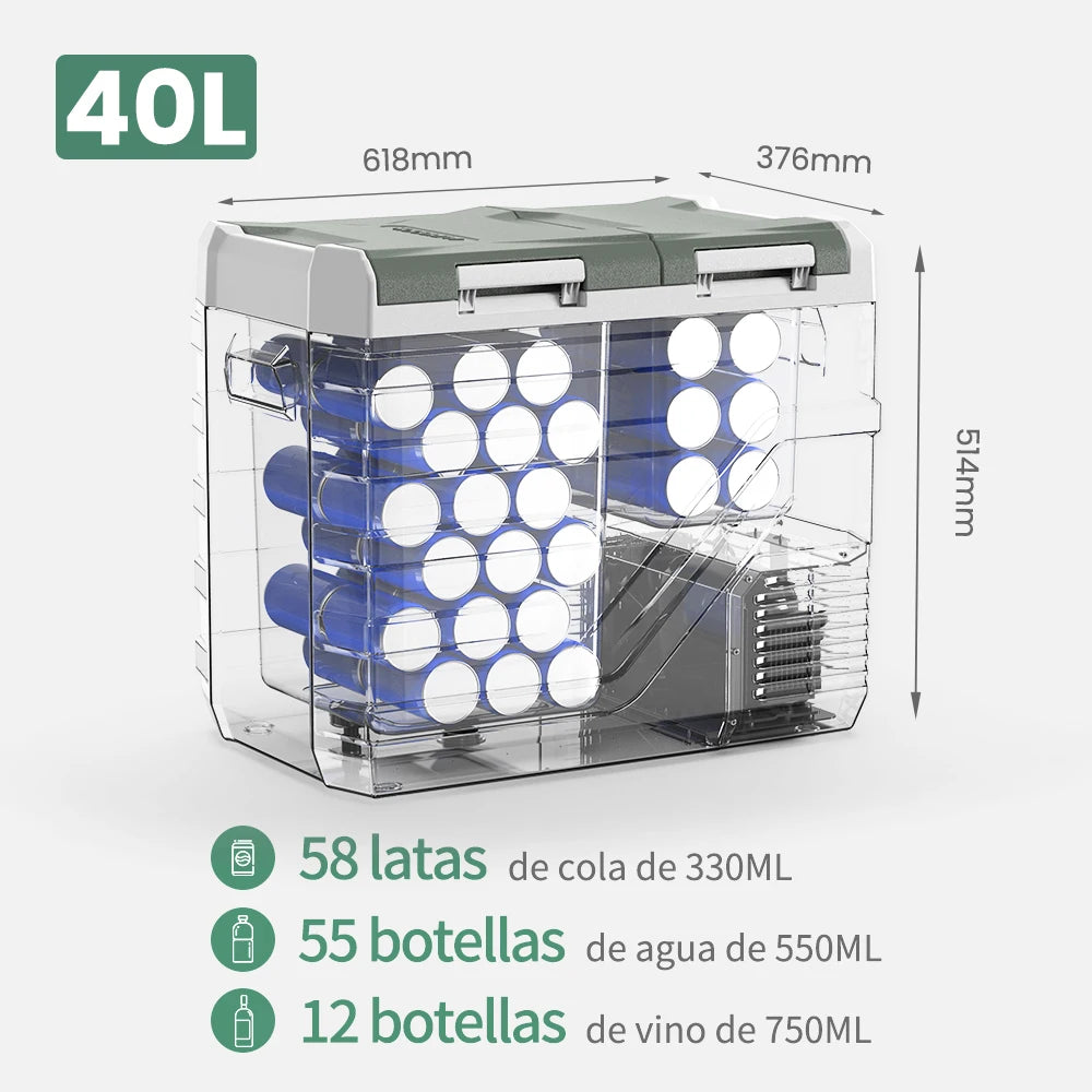 Alpicool NLS Car Refrigerator Mini Fridge Freezer Portable 12V