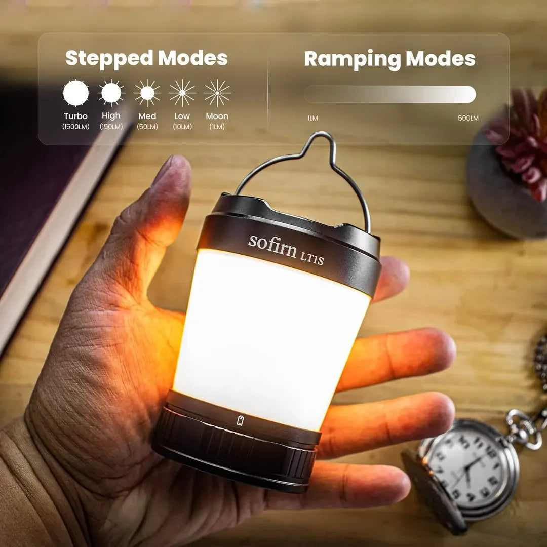 Sofirn LT1S Camping Light USB C 21700 Rechargeable Emergency Lantern