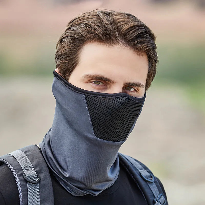 NONECN Outdoor Wind and Sun Face Mask for Men UV Protection Gaiter