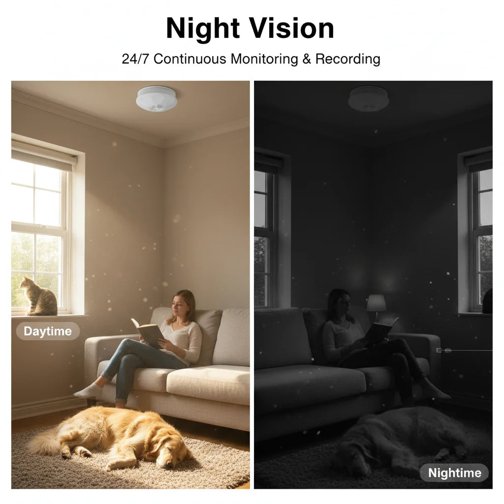 Mini Security Camera 1080P HD WiFi Motion Detection Indoor Use