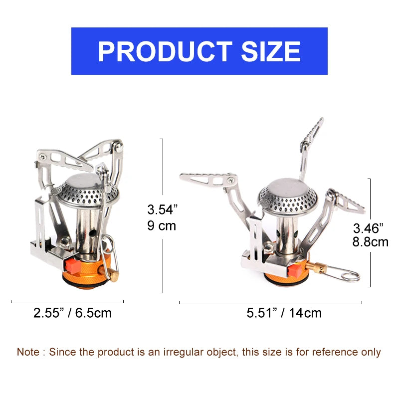 Widesea Camping Cookware Set Portable Pot Cup Knife Fork Utensils
