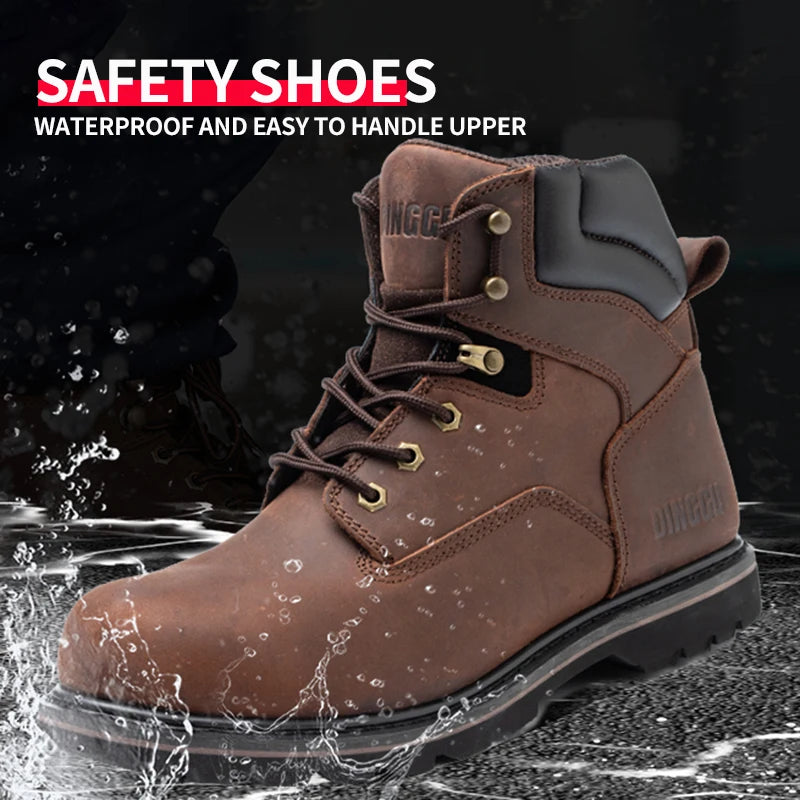 Lightweight Breathable Industrial Construction Sneakers For Men Worksite