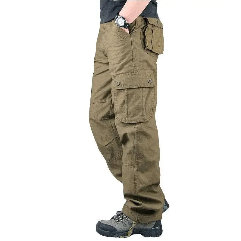 Tactical Cargo Pants For Men Cotton Outdoor Work Trousers