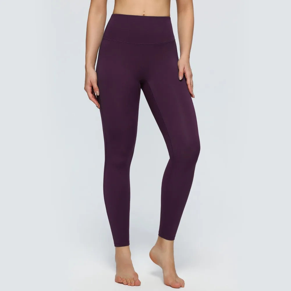 Naked Skin Yoga Leggings Quick Dry High Stretch Butt Lifting