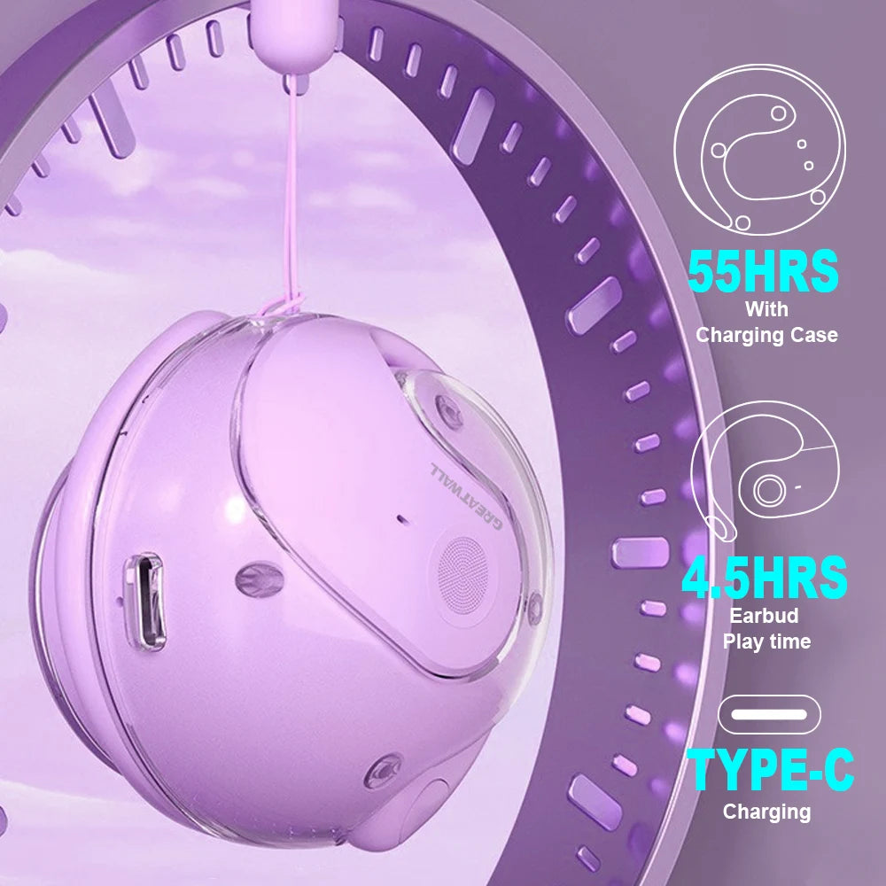GreatWall AI Real Time Translation Wireless Earphones