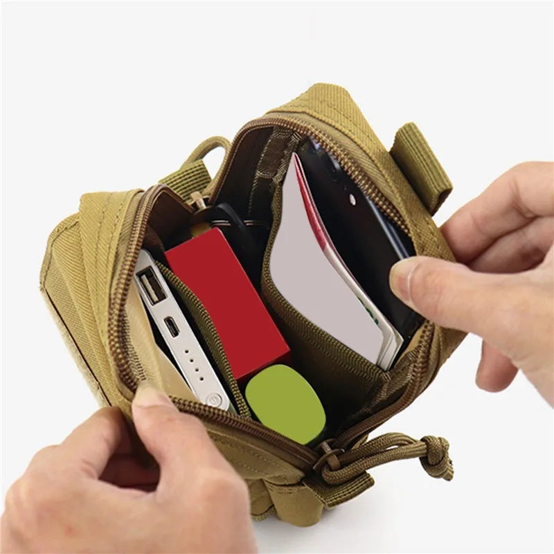 1000D Molle Waist Pouch Bag Outdoor EDC Tool Phone Case