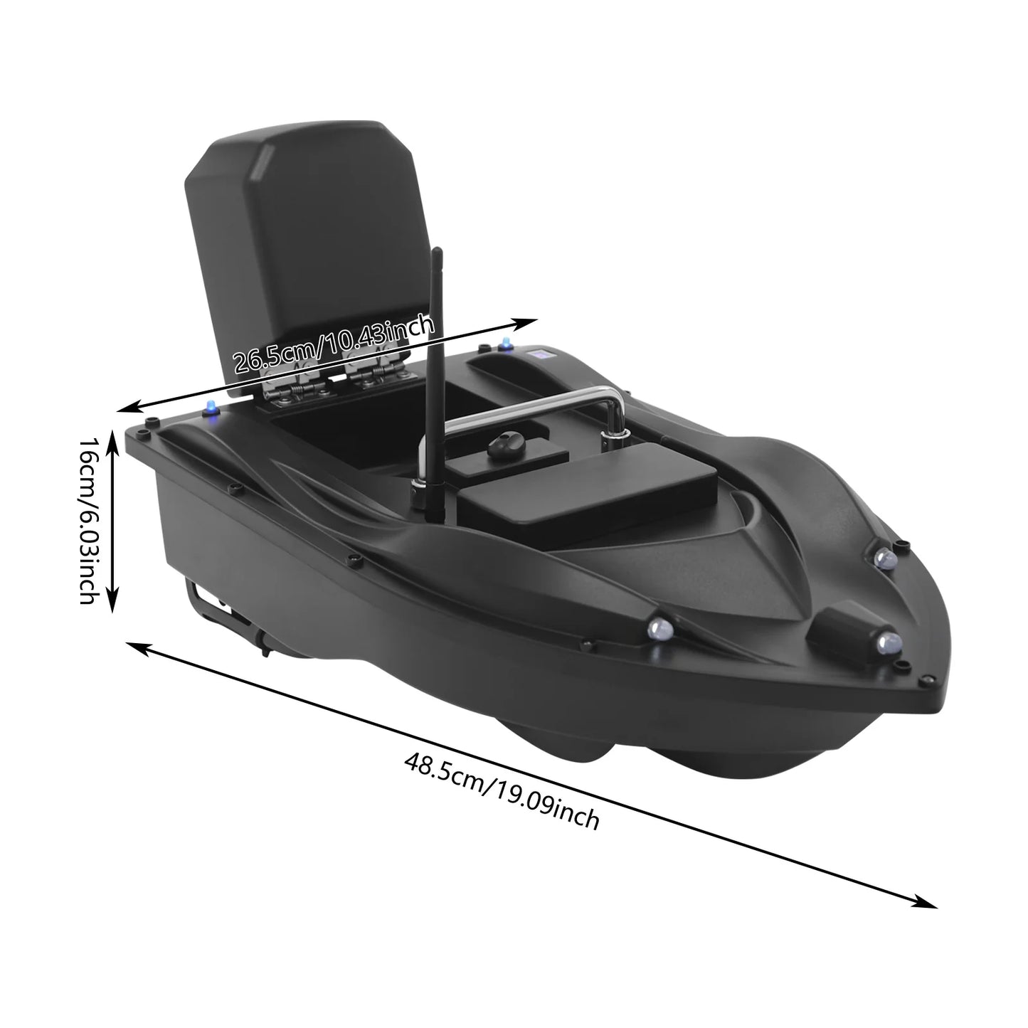 Bymaocar GPS Fishing Bait Boat With Remote Control And 16 Positioning Points