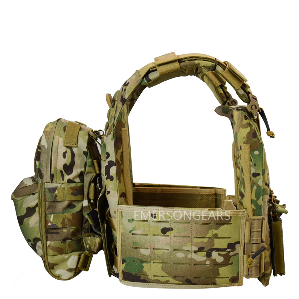 Emersongearscn 1000D Nylon Quick Release Laser Cut Vest Hydration Backpack