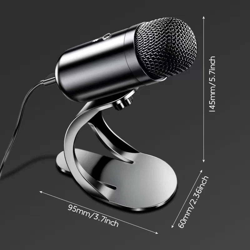 Popu Pine Professional Wired USB Gooseneck Condenser Conference Microphone