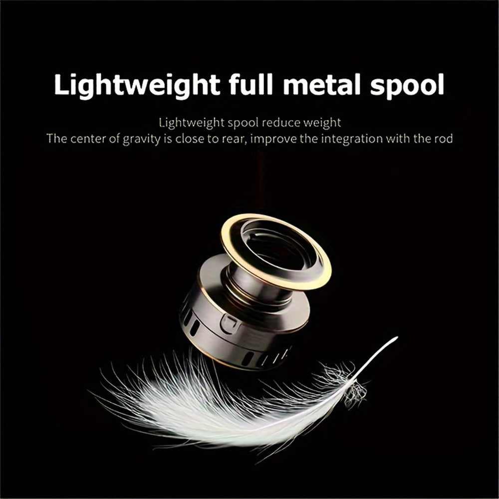 Spinning Reels With Metal Spool And Rocker Arm 5.2 Gear