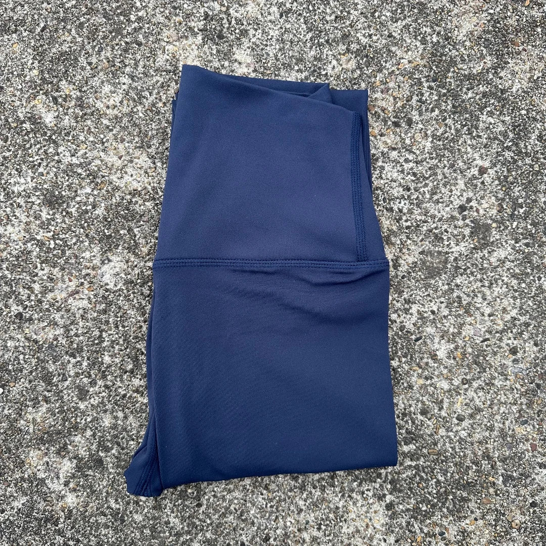 Women High Waist Yoga Leggings With Back Pocket Cropped Pants