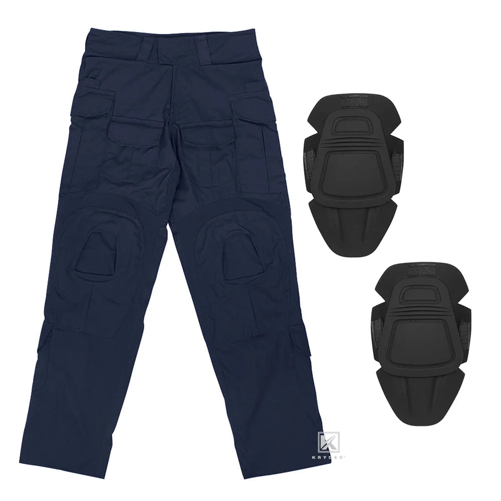 KRYDEX Tactical Combat Pants With Knee Pads For Hunting Men