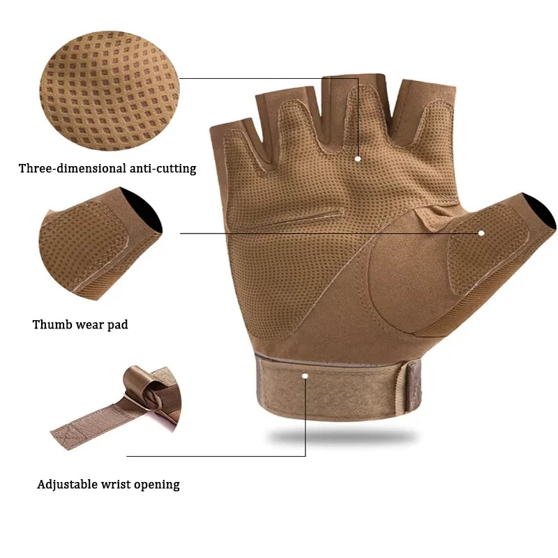 Hunting Hiking Riding Tactical Gloves For Motorcycle Cycling Paintball Shooting