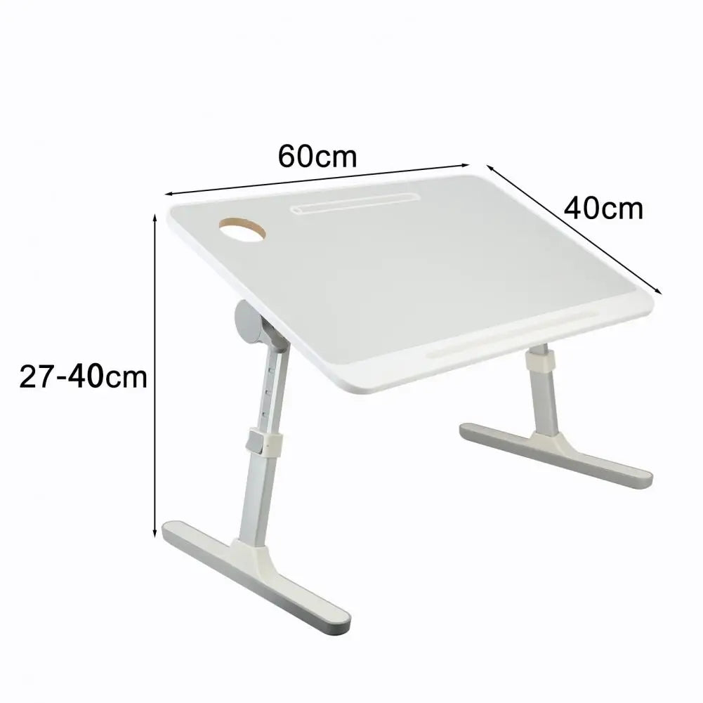 Laptop Bed Tray Table Foldable Legs Height Adjustable Lap Desk