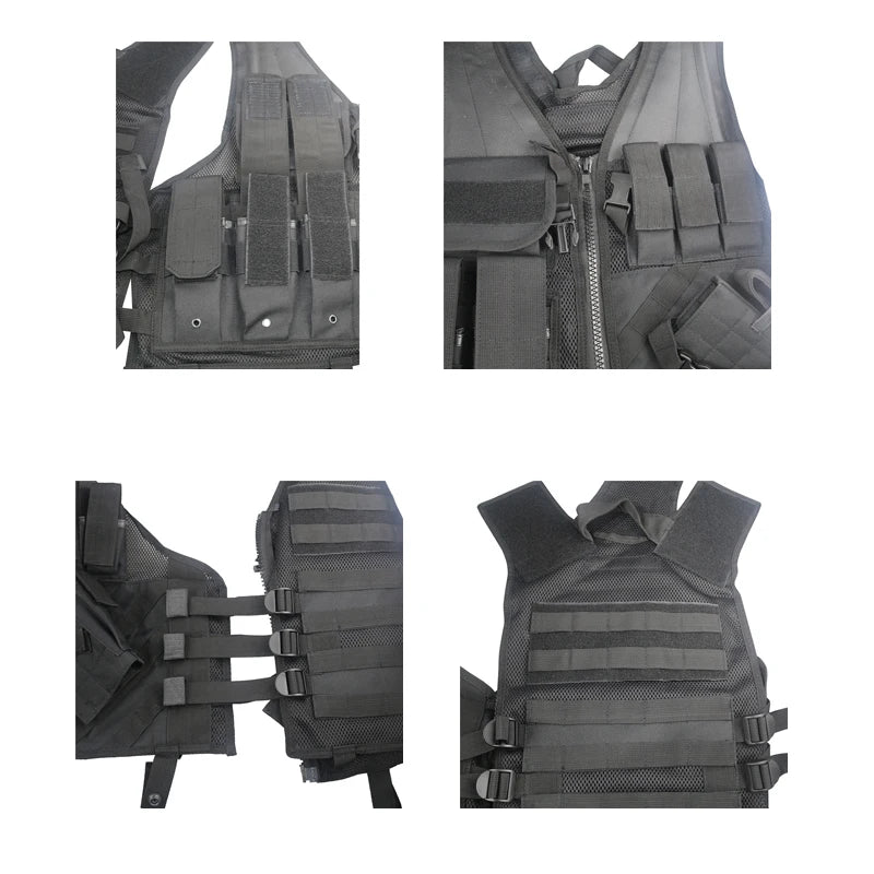 Molle Tactical Army Vest Armor Plate Carrier for Airsoft Paintball