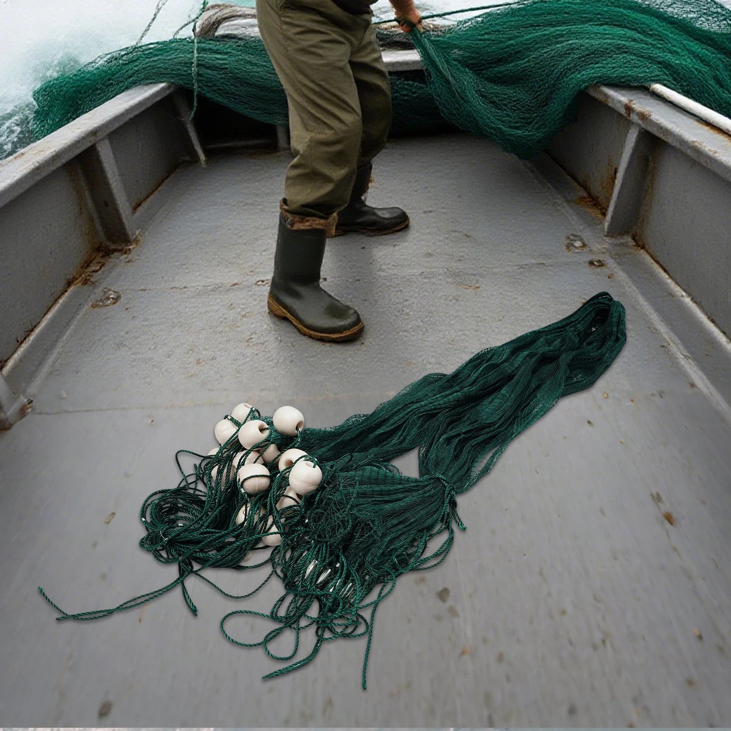 Bymaocar Fishing Net With Weight And Float Hand Throw Seining Minnows