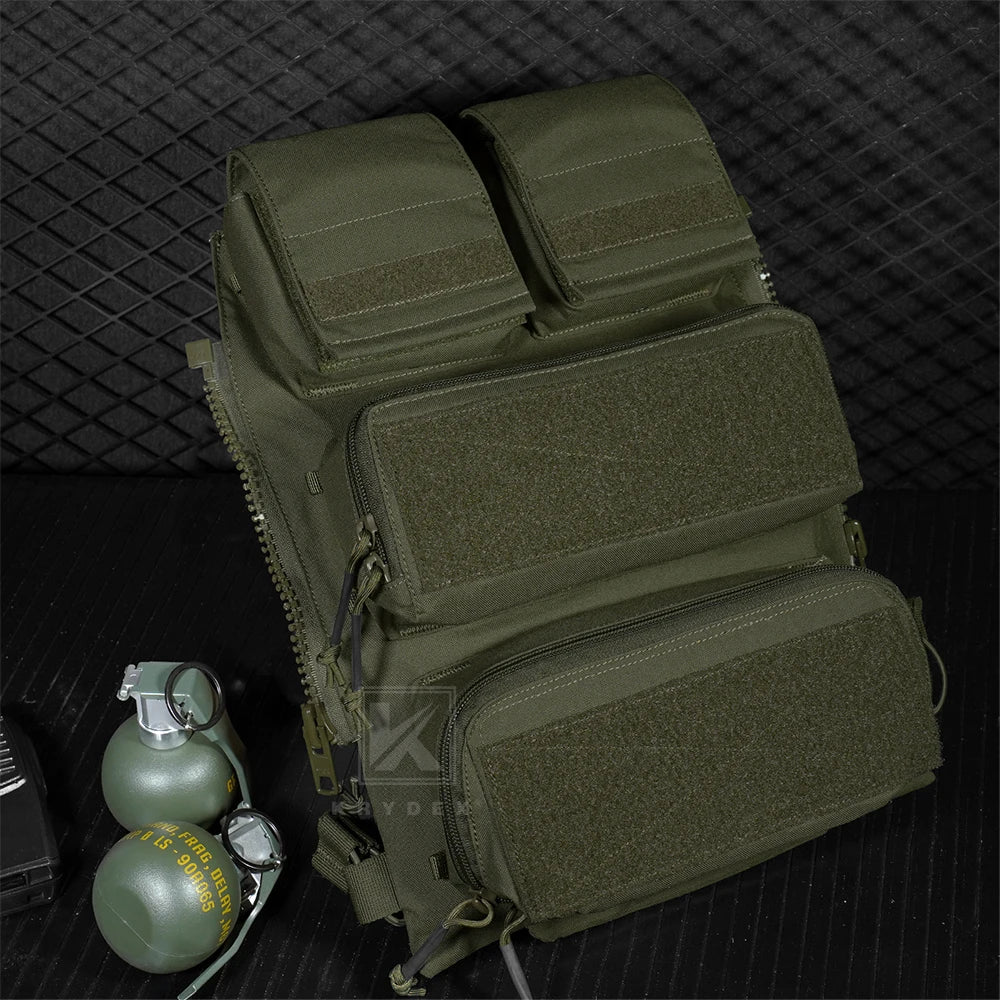 KRYDEX Tactical Modular Back Panel Backpack For AVS JPC