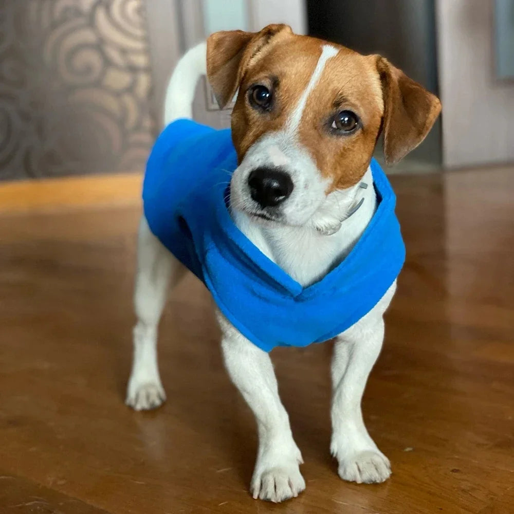 Winter Weatherproof Fleece Dog Coat With D Ring For Dogs