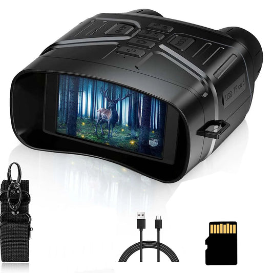 Hrvzdvw 4K Night Vision Binoculars With Rechargeable Battery