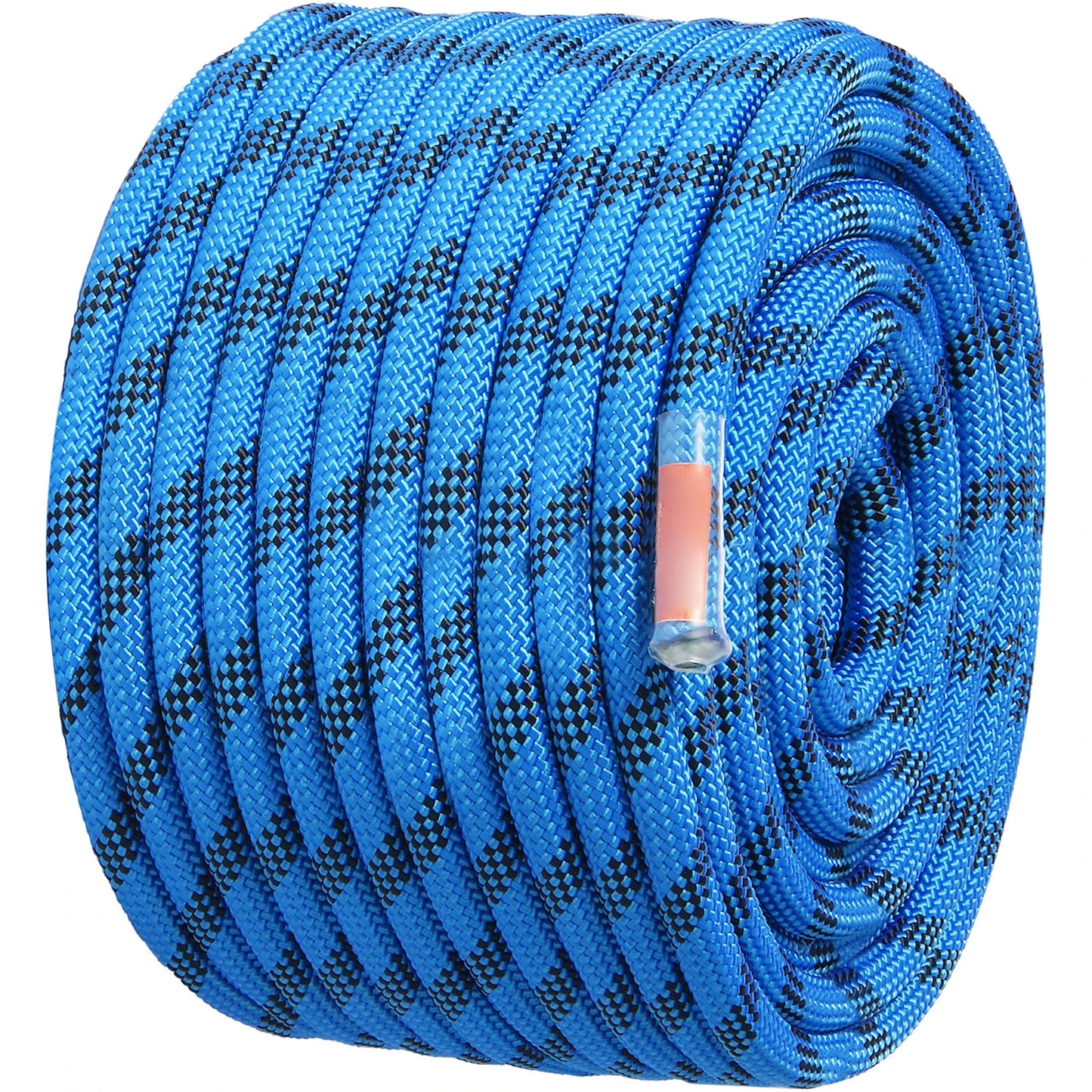 Static Climbing Rope 30kN Breaking Strength With Steel Snap Hooks