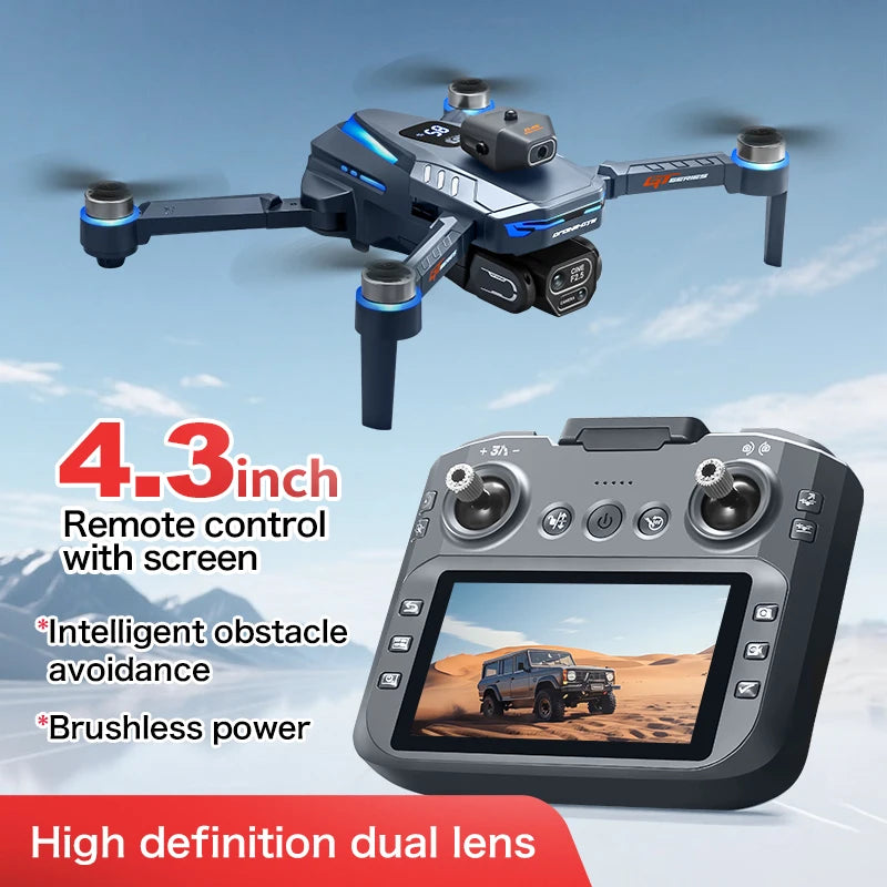 GT8 Drone HD Dual Camera With Screen Control and WiFi