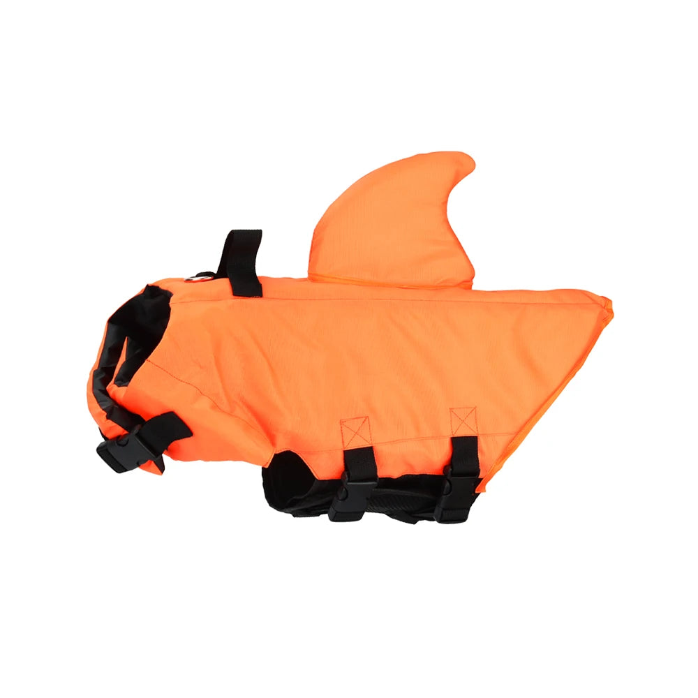 Shark Themed Dog Life Vest For Safe Swimming And Travel