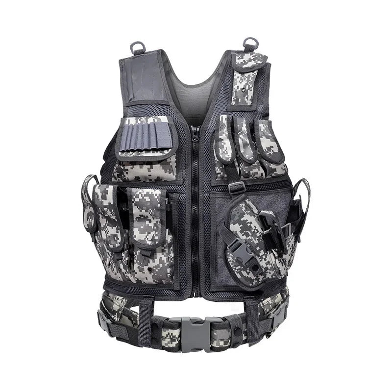 Adjustable Molle Tactical Vest For CS War Games Training