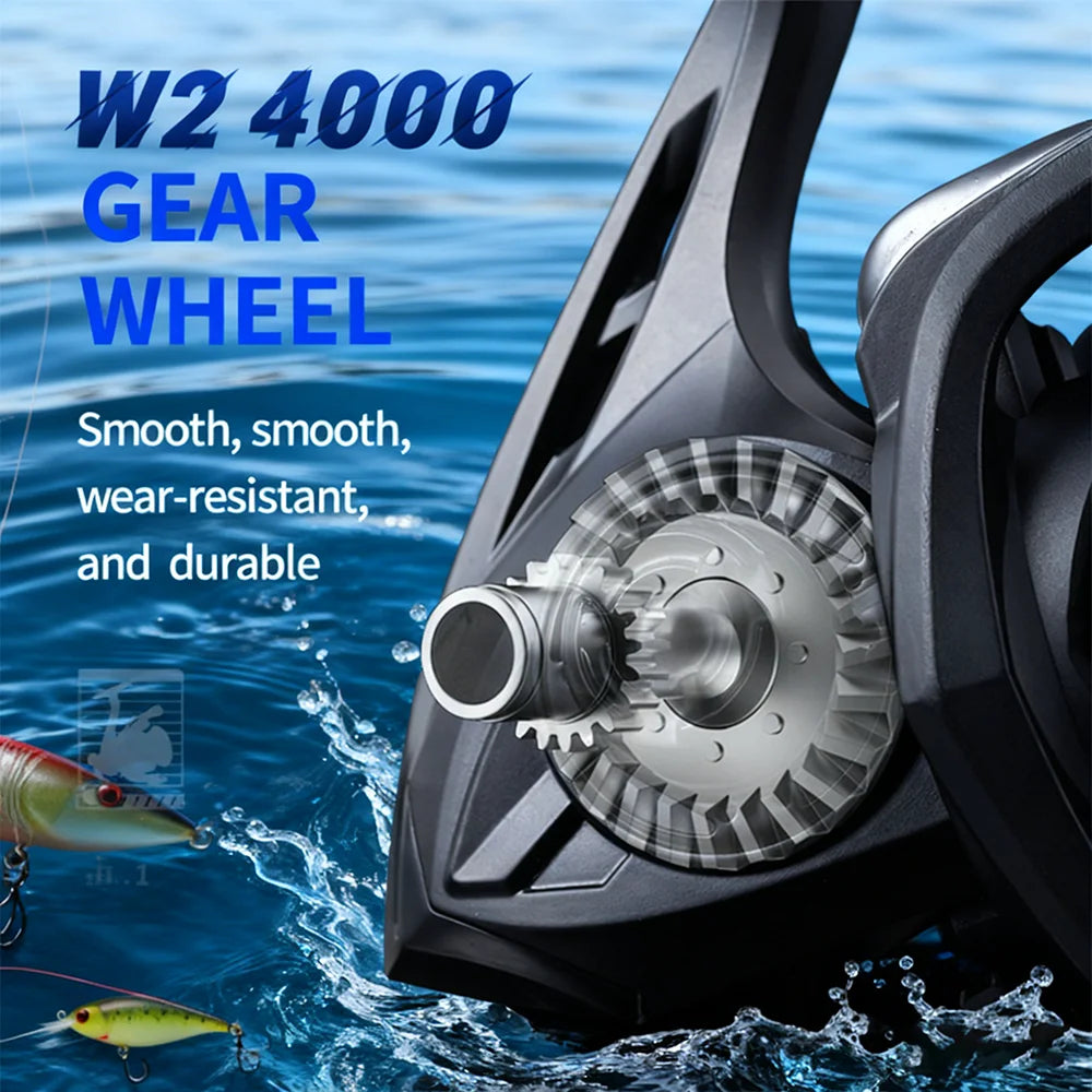 Rooblinos W2 Spinning Wheel Freshwater Fishing Reel