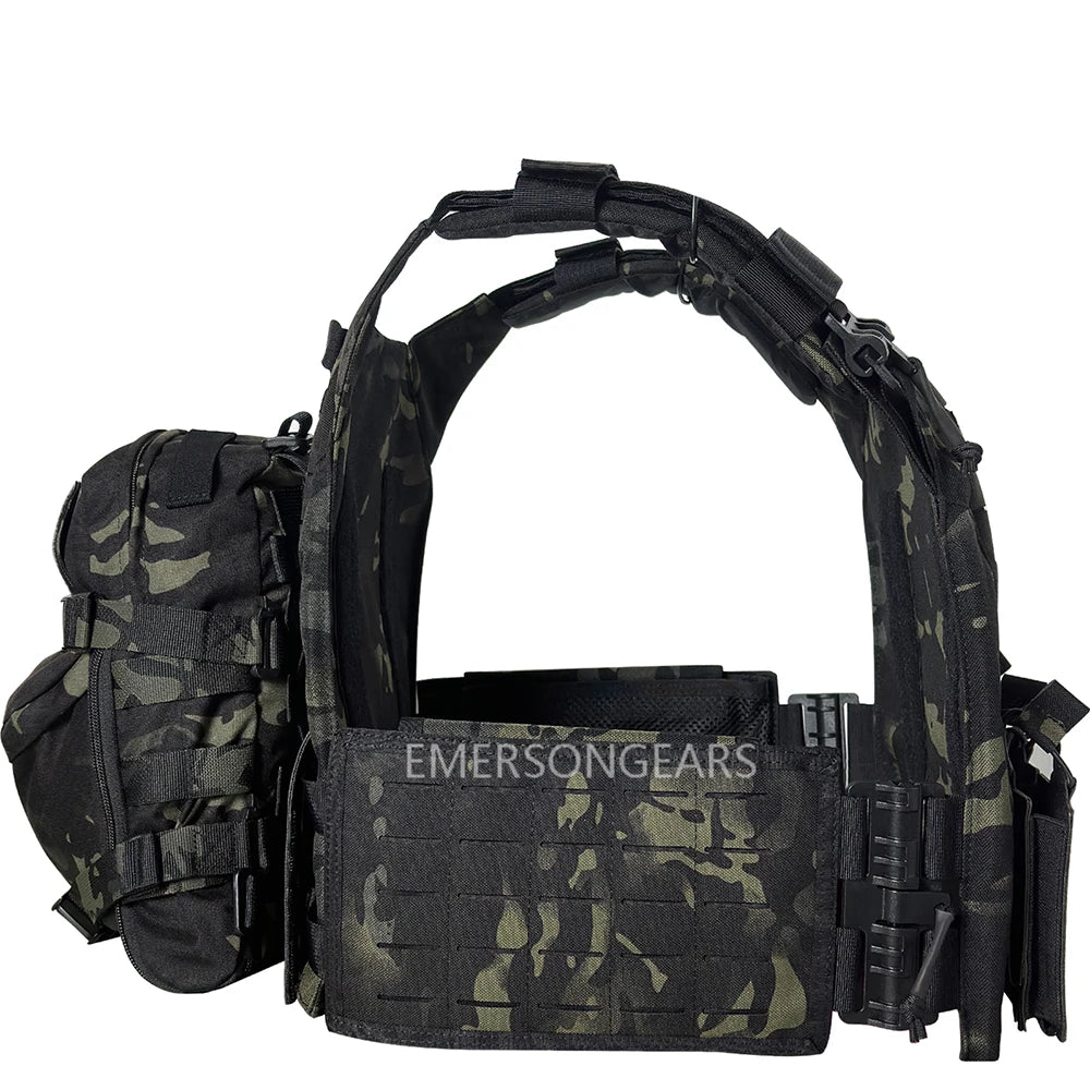 Emersongearscn 1000D Nylon Quick Release Laser Cut Vest Hydration Backpack