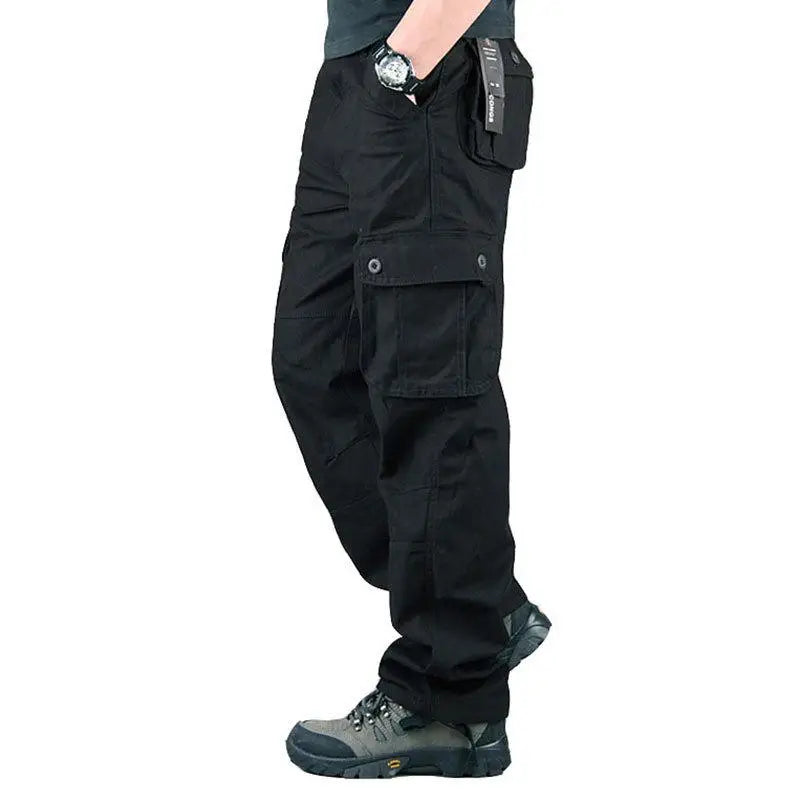 Tactical Cargo Pants For Men Cotton Outdoor Work Trousers