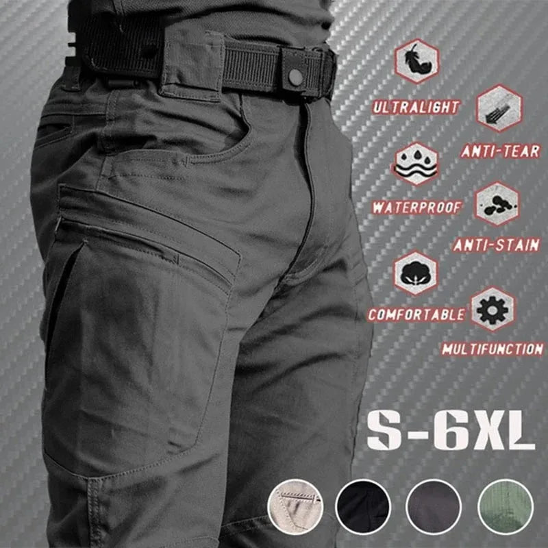 Mens Outdoor Waterproof Camouflage Military Combat Pants For Camping