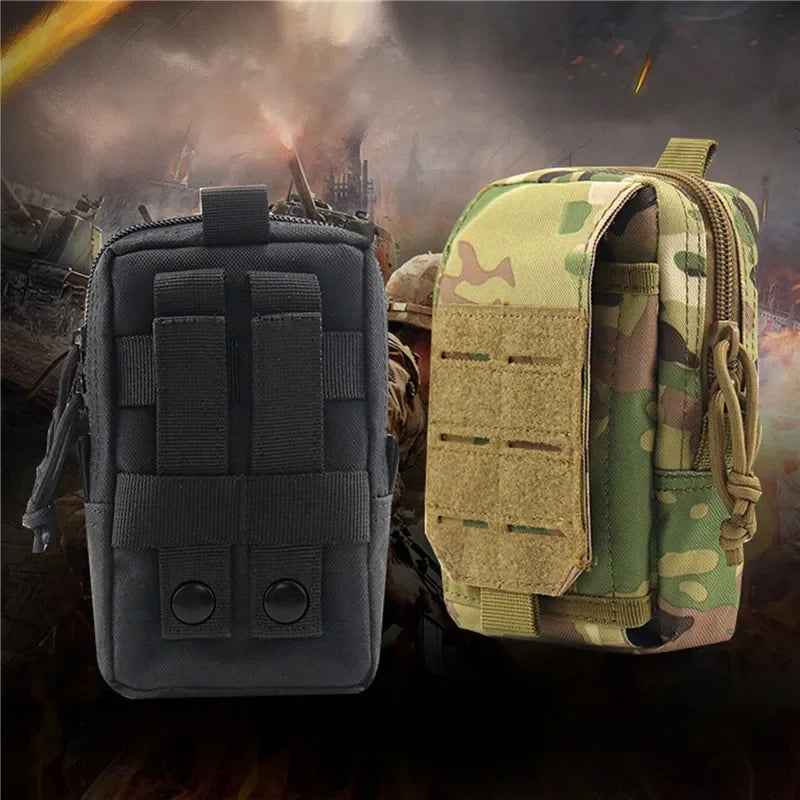 1000D Molle Waist Pouch Bag Outdoor EDC Tool Phone Case