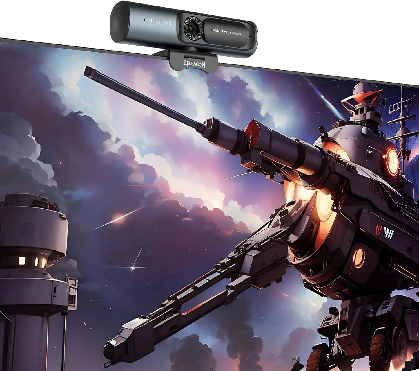 Redragon GW911 4K Webcam Ultra HD Dual Mic Auto Focus