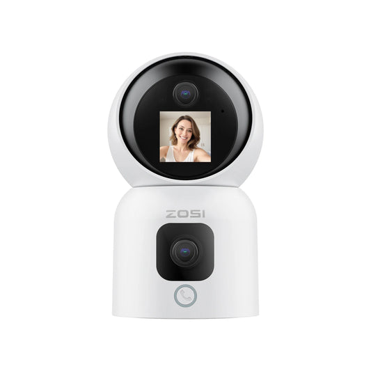 ZOSI 360 Degree AI Night Vision Auto Tracking Security Camera Indoor WiFi