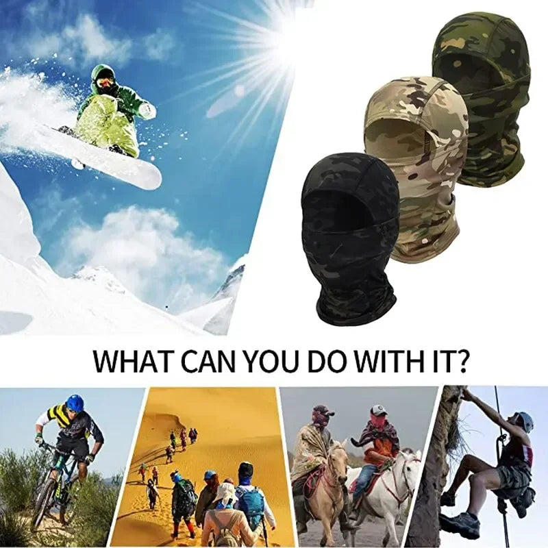 Tactical Balaclava Full Face Mask For Outdoor Sports And Cycling