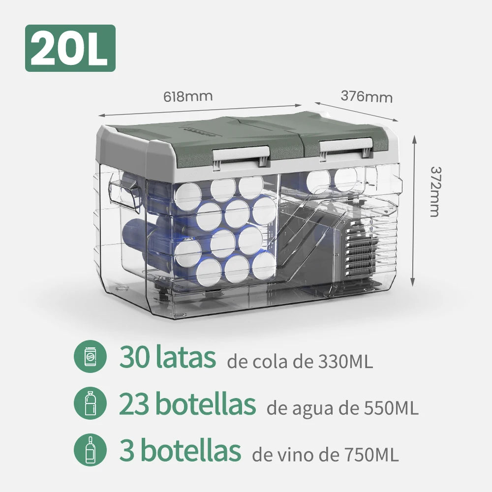 Alpicool NLS Car Refrigerator Mini Fridge Freezer Portable 12V