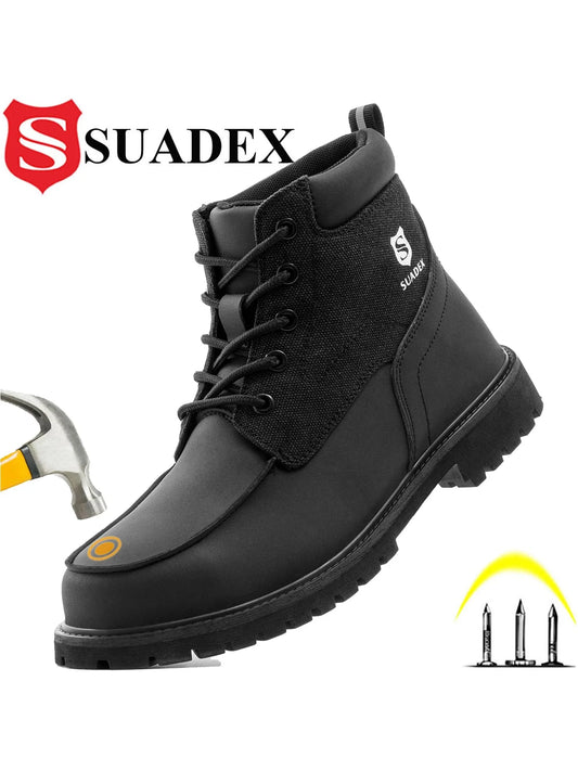SUADEX Steel Toe Boots Waterproof Work Safety Shoes