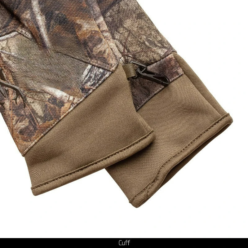 Falcon Windproof Hunting Gloves Mossy Oak DNA Lightweight