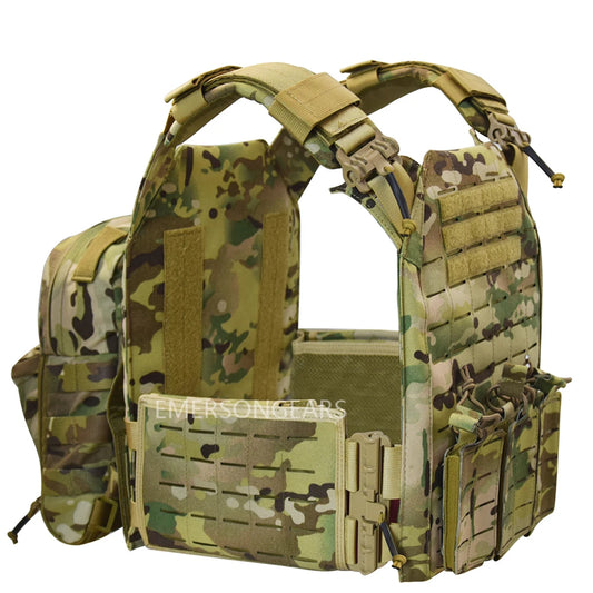 Emersongearscn 1000D Nylon Quick Release Laser Cut Vest Hydration Backpack