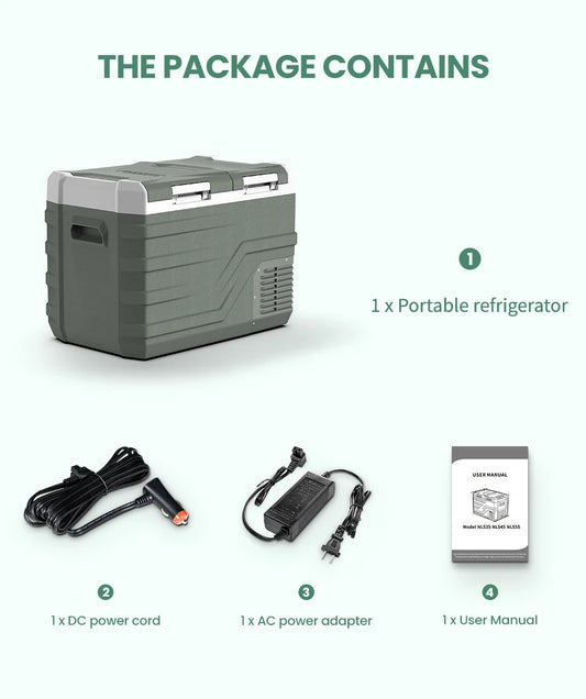 Alpicool NLS Car Refrigerator Mini Fridge Freezer Portable 12V