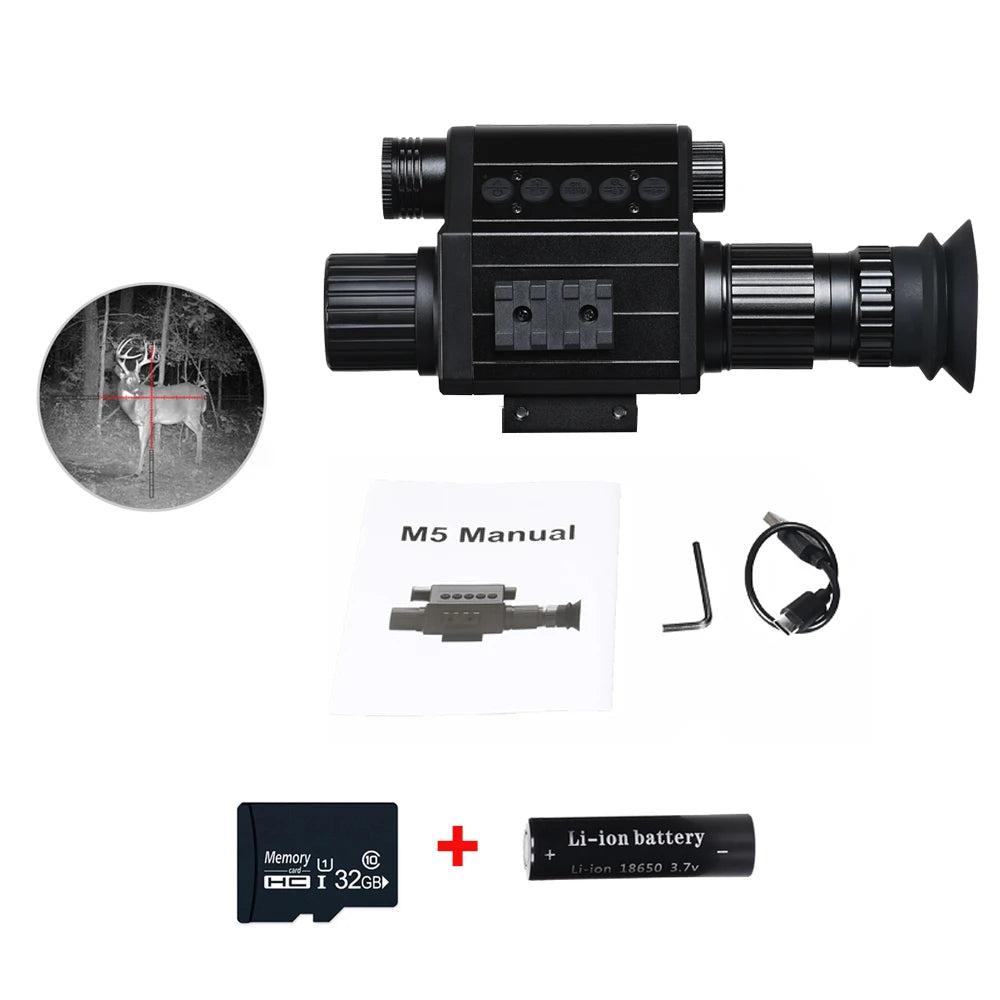 Tensdarcam Megaorei Digital Night Vision Monocular 1080P Infrared Camera