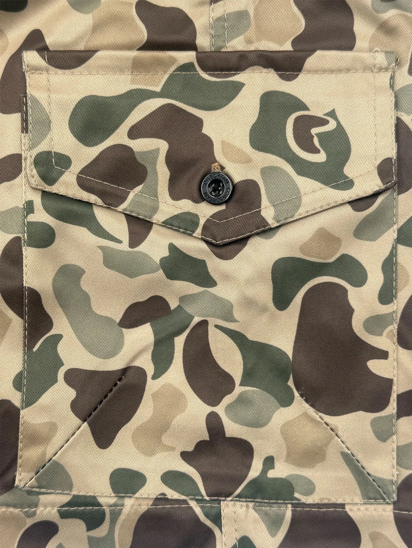 NONECN Camouflage Cargo Shorts For Men With Large Pockets Polyester