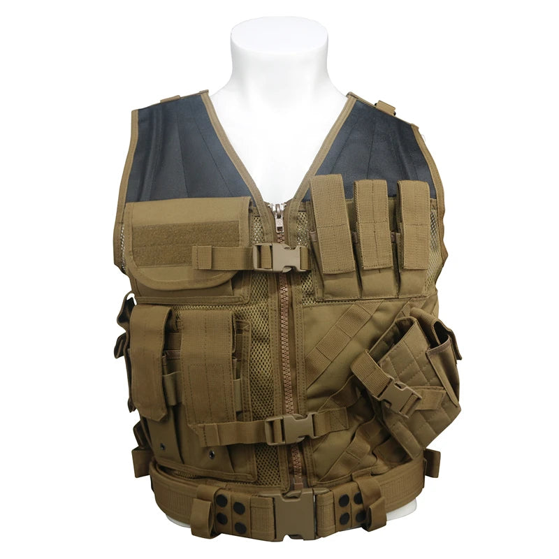 Molle Tactical Army Vest Armor Plate Carrier for Airsoft Paintball