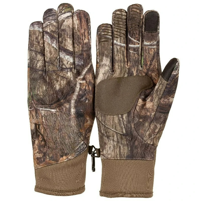 Falcon Windproof Hunting Gloves Mossy Oak DNA Lightweight